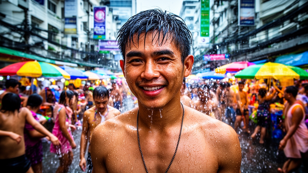 Lost in Silom's Songkran